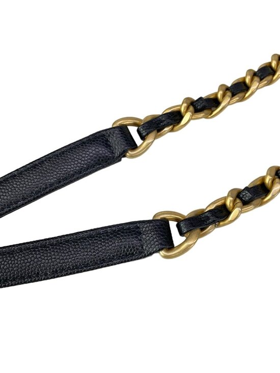 Chanel Backpack 25 Quilted Black Gold Chain main image 10